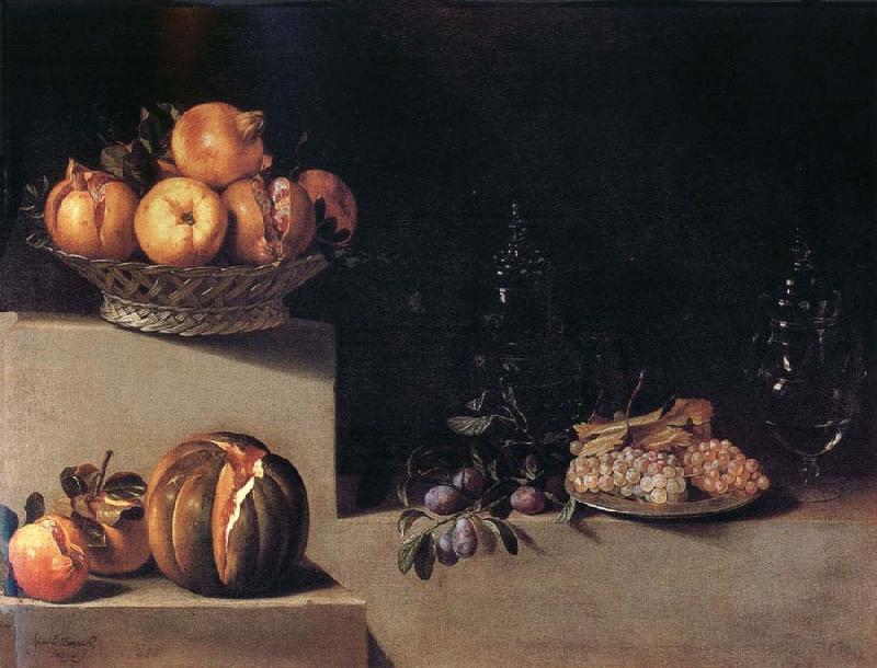 HAMEN, Juan van der Still life wtih Fruit and Glassware oil painting image